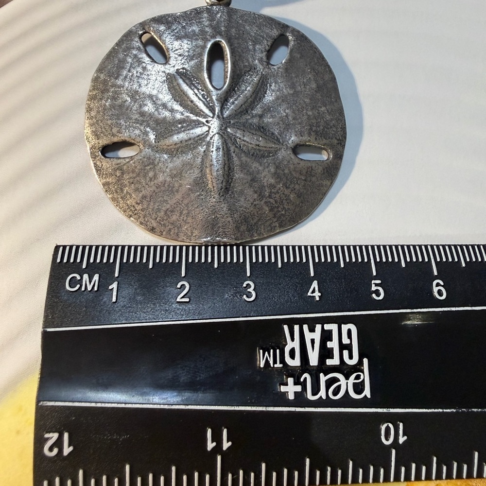 Rustic Vintage Pendant - 925 sterling silver. - Picture 3 of 6